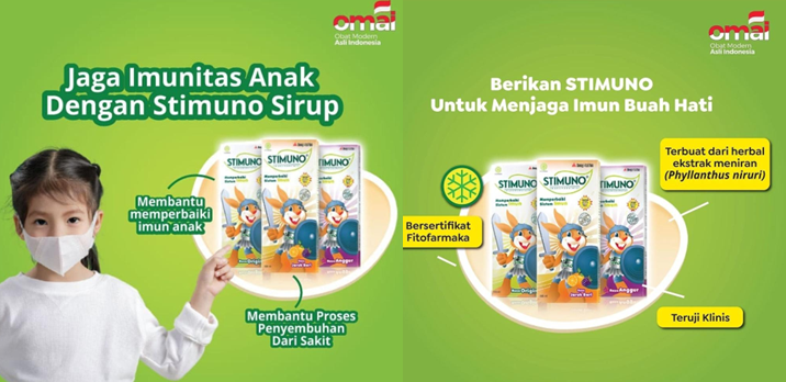 Sekolah Tatap Muka Sudah Dimulai, Jaga Imunitas Buah Hati dengan STIMUNO Sirup